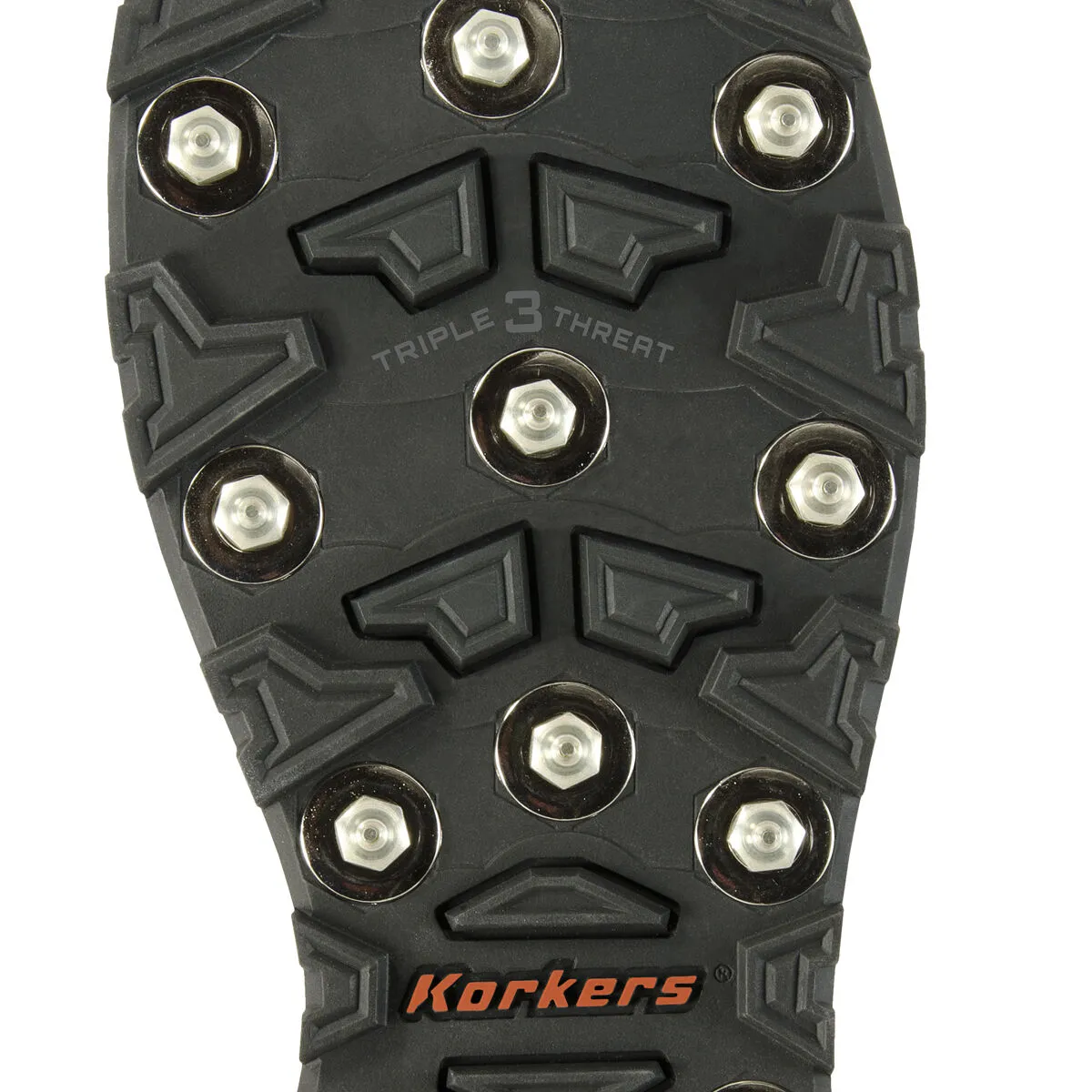 Korkers OmniTrax v3.0 Triple Threat Carbide Spike Sole