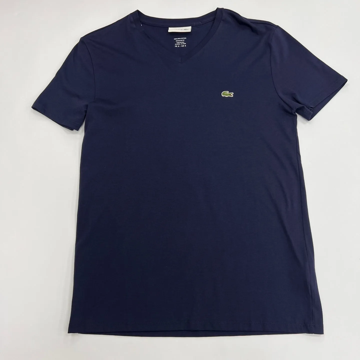 LACOSTE V-Neck Pima Cotton Jersey T-Shirt