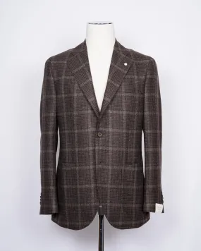 L.B.M. 1911 Brown Checkered Jacket