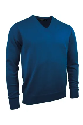 Lomond V Neck Lambswool Sweater                             Rhapsody Marl