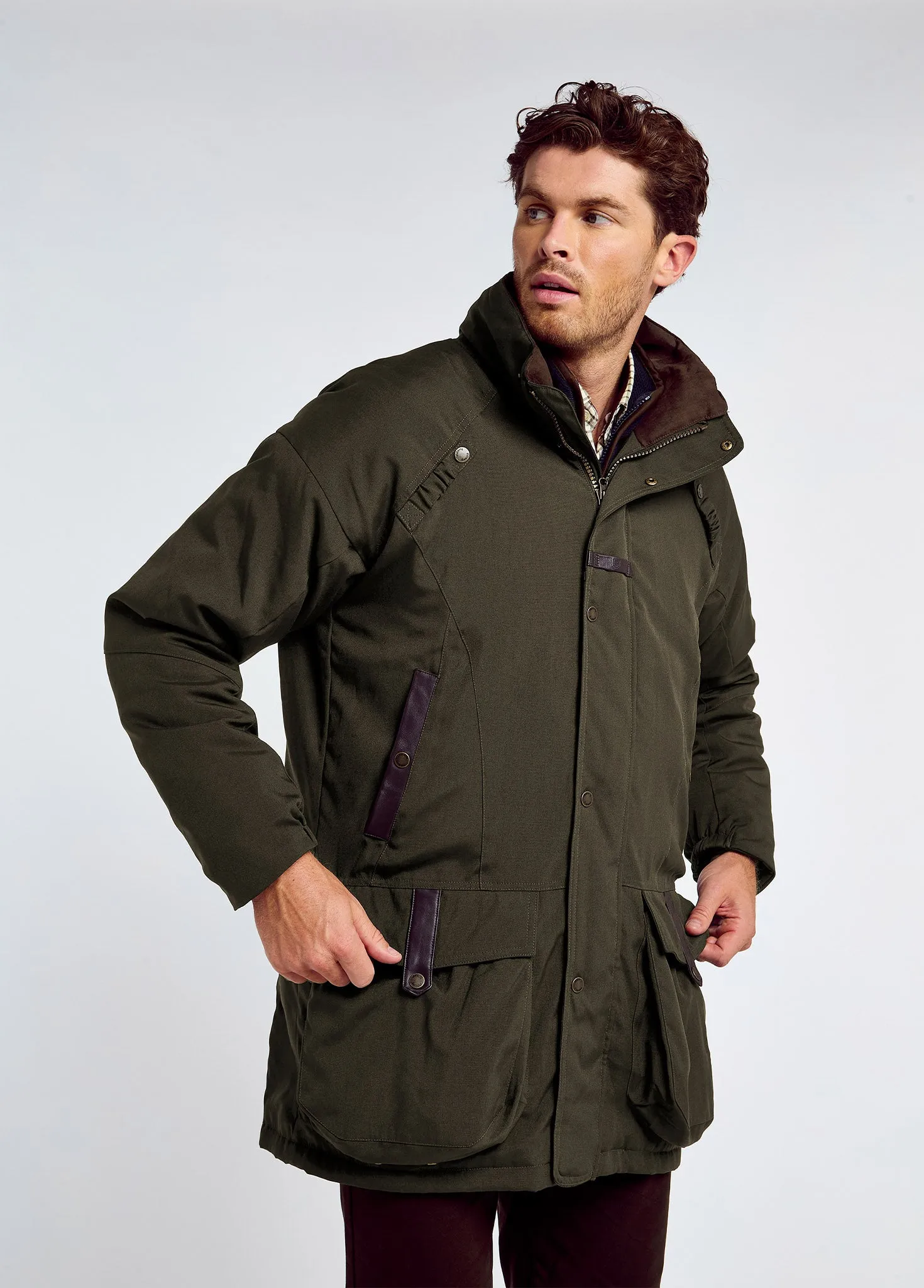 Longacre Men’s Waterproof Jacket - Olive