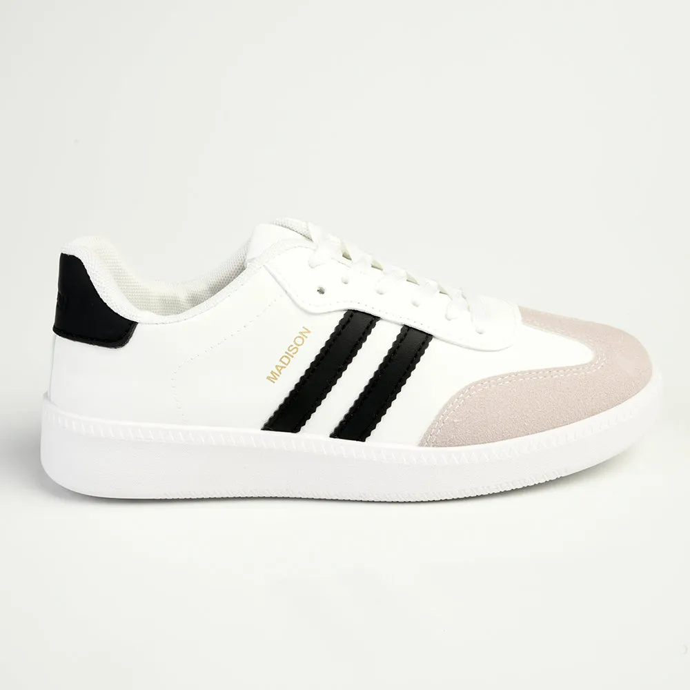 Madison Ariella Fashion Sneaker - White / Black