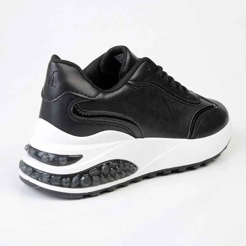 Madison Sassy Bubble Sole Sneaker - Black