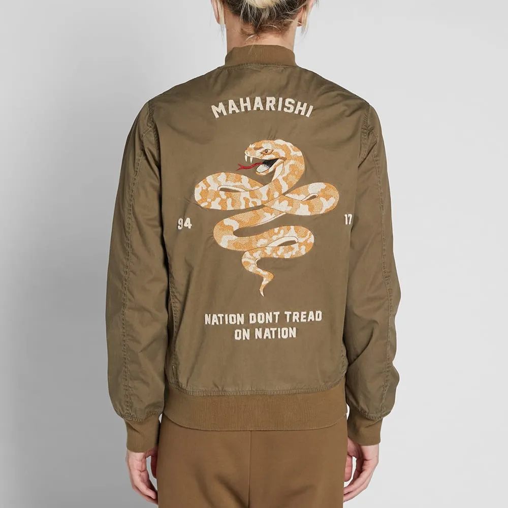 Maharishi Adder Tour JacketMaha Olive