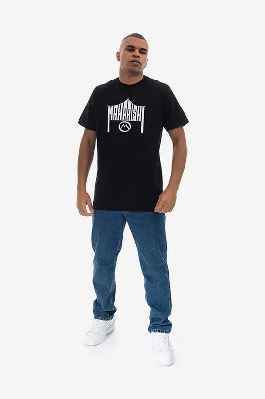 Maharishi cotton t-shirt black color