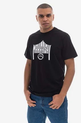 Maharishi cotton t-shirt black color