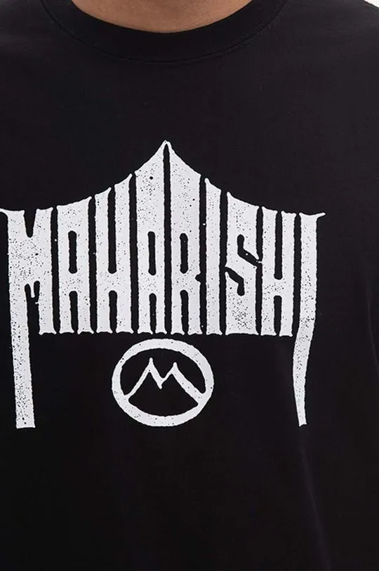 Maharishi cotton t-shirt black color