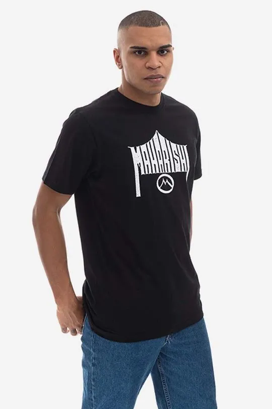 Maharishi cotton t-shirt black color