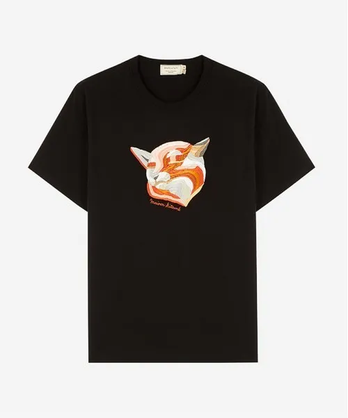 MAISON KITSUNE  |Crew Neck Unisex Other Animal Patterns Cotton Short Sleeves