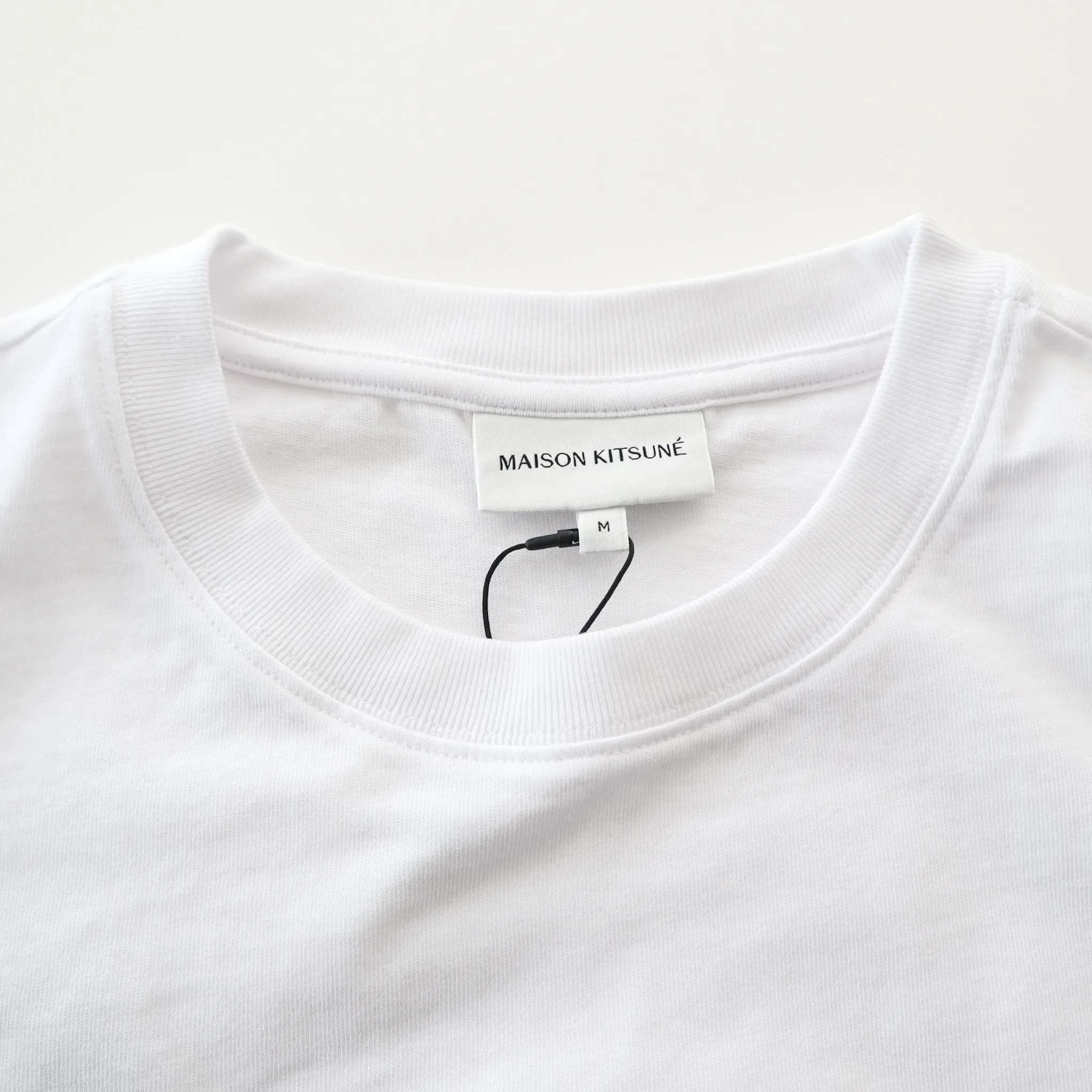 MAISON KITSUNE  |Crew Neck Unisex Plain Cotton Short Sleeves Logo Designers