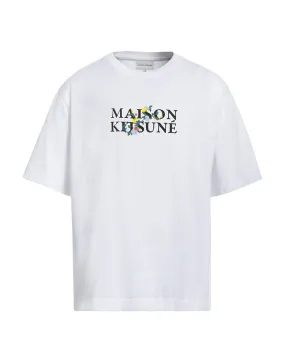 MAISON KITSUNE  |Short Sleeves Logo Designers T-Shirts