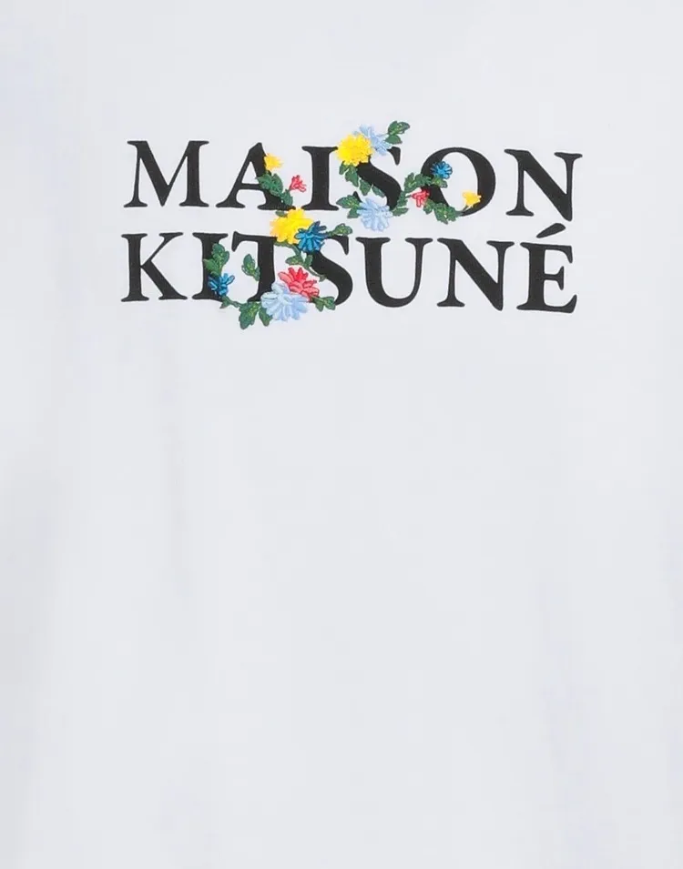 MAISON KITSUNE  |Short Sleeves Logo Designers T-Shirts