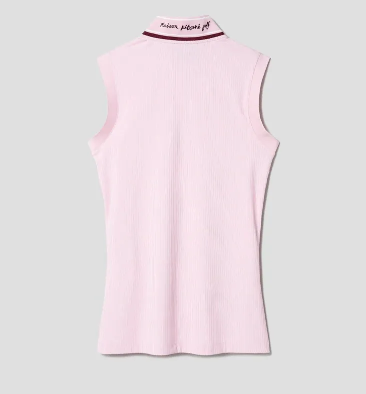 MAISON KITSUNE  |Sleeveless Street Style Plain Logo Tanks & Camisoles