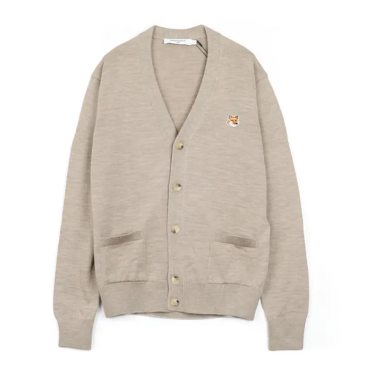 MAISON KITSUNE  |Street Style Logo Designers Cardigans