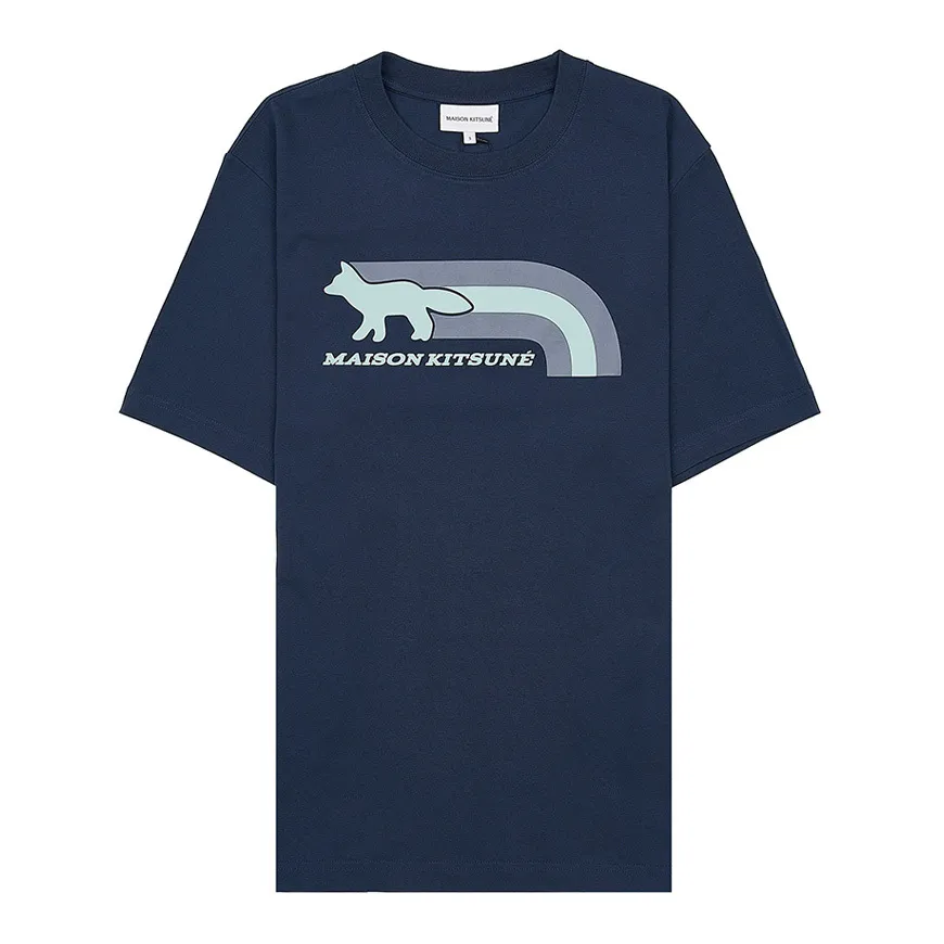 MAISON KITSUNE  |Unisex Street Style Cotton Short Sleeves Logo Designers