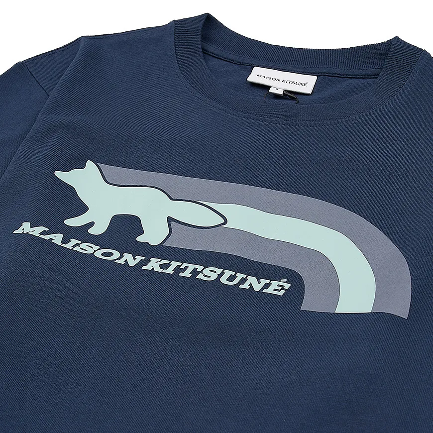 MAISON KITSUNE  |Unisex Street Style Cotton Short Sleeves Logo Designers