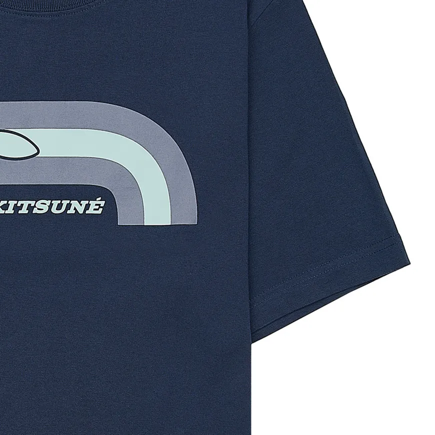 MAISON KITSUNE  |Unisex Street Style Cotton Short Sleeves Logo Designers