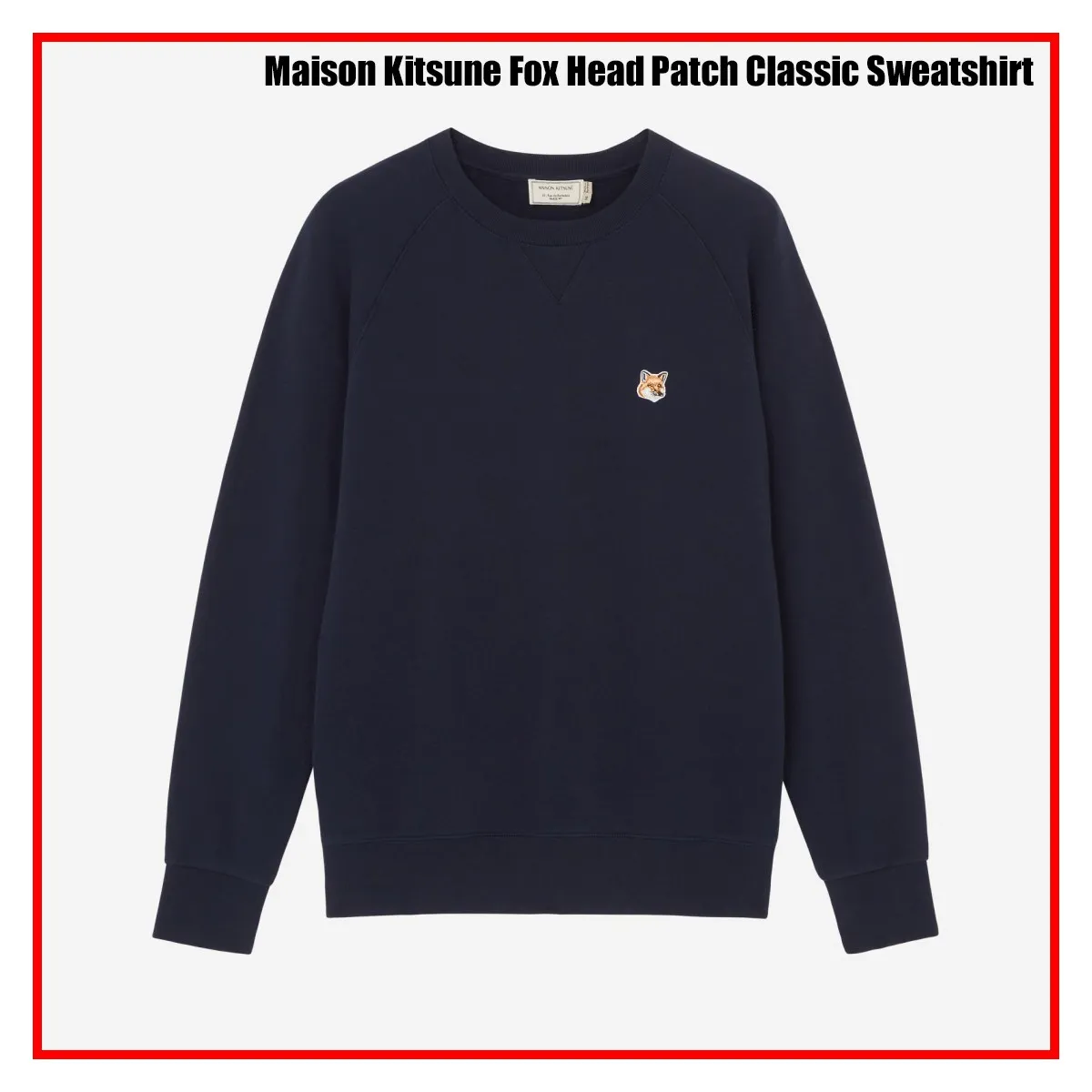 MAISON KITSUNE  |Unisex Street Style Logo Designers Sweatshirts