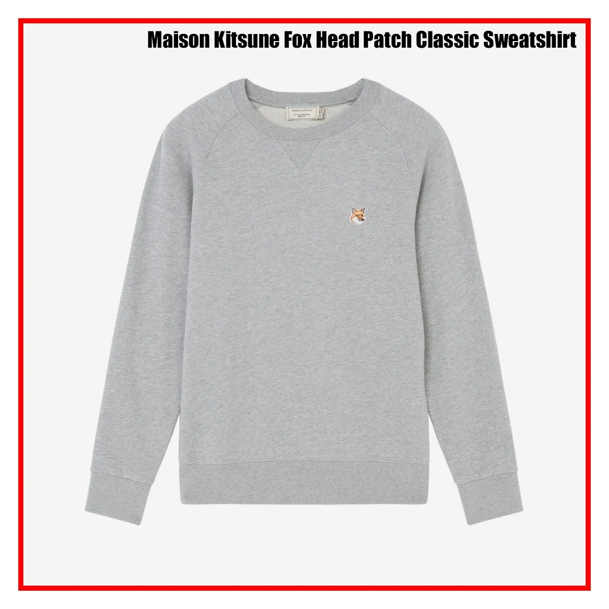 MAISON KITSUNE  |Unisex Street Style Logo Designers Sweatshirts