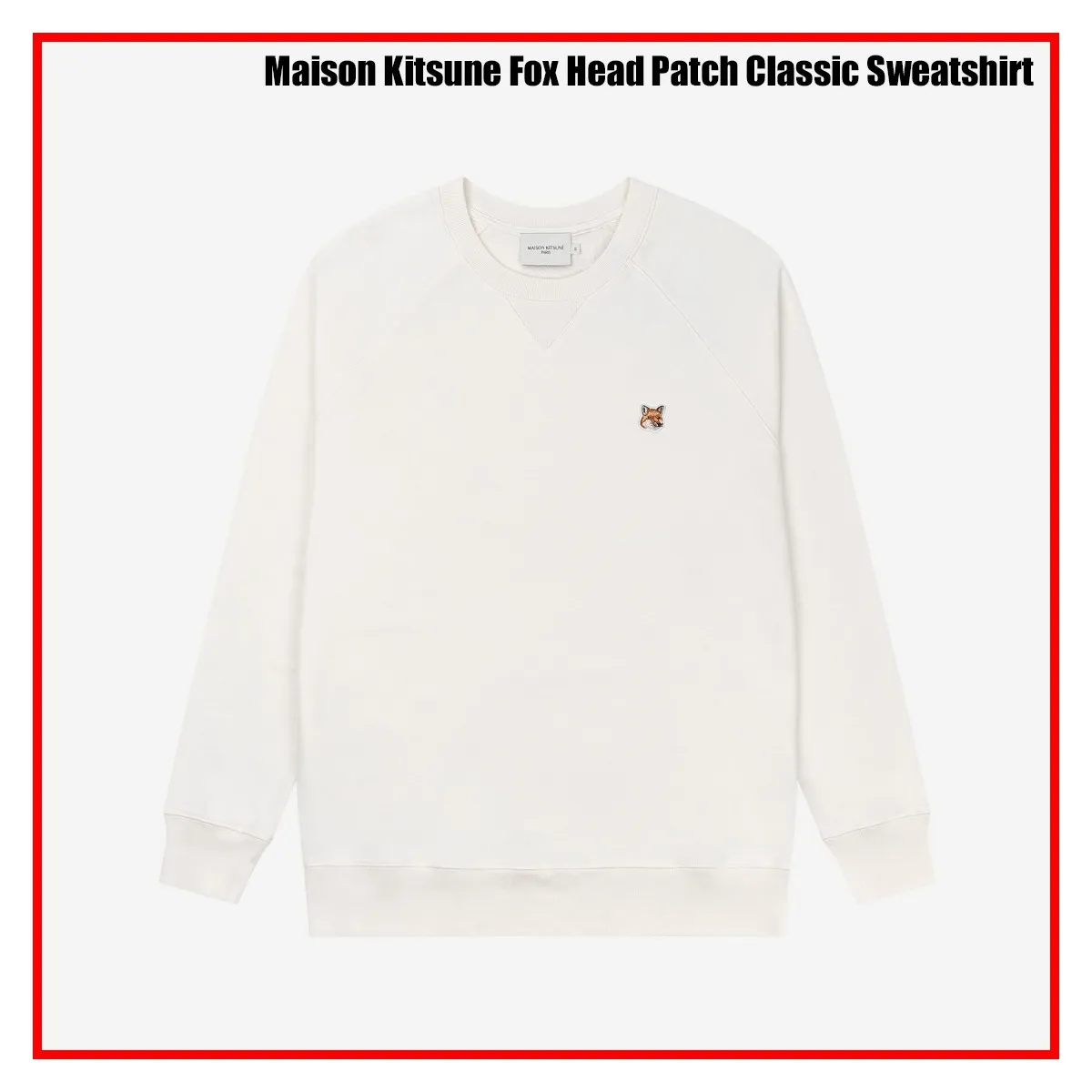 MAISON KITSUNE  |Unisex Street Style Logo Designers Sweatshirts