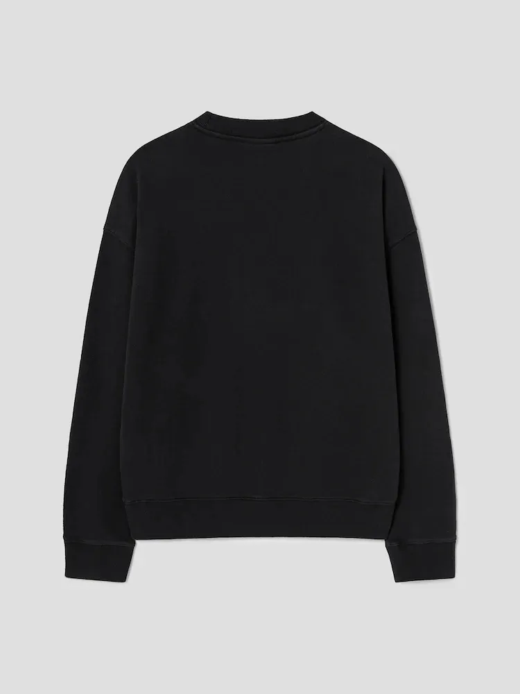 MAISON KITSUNE  |Unisex Street Style Long Sleeves Plain Cotton Logo Designers