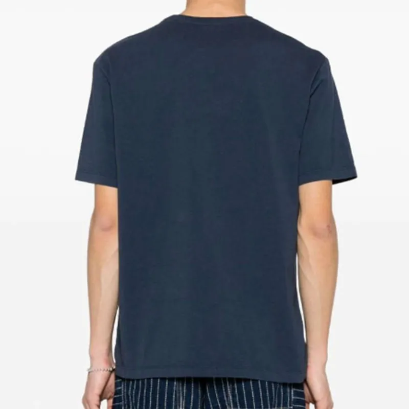 MAISON KITSUNE  |Unisex Street Style U-Neck Plain Cotton Short Sleeves Logo