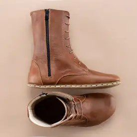 Men's Brown Barefoot High Ankle Boots