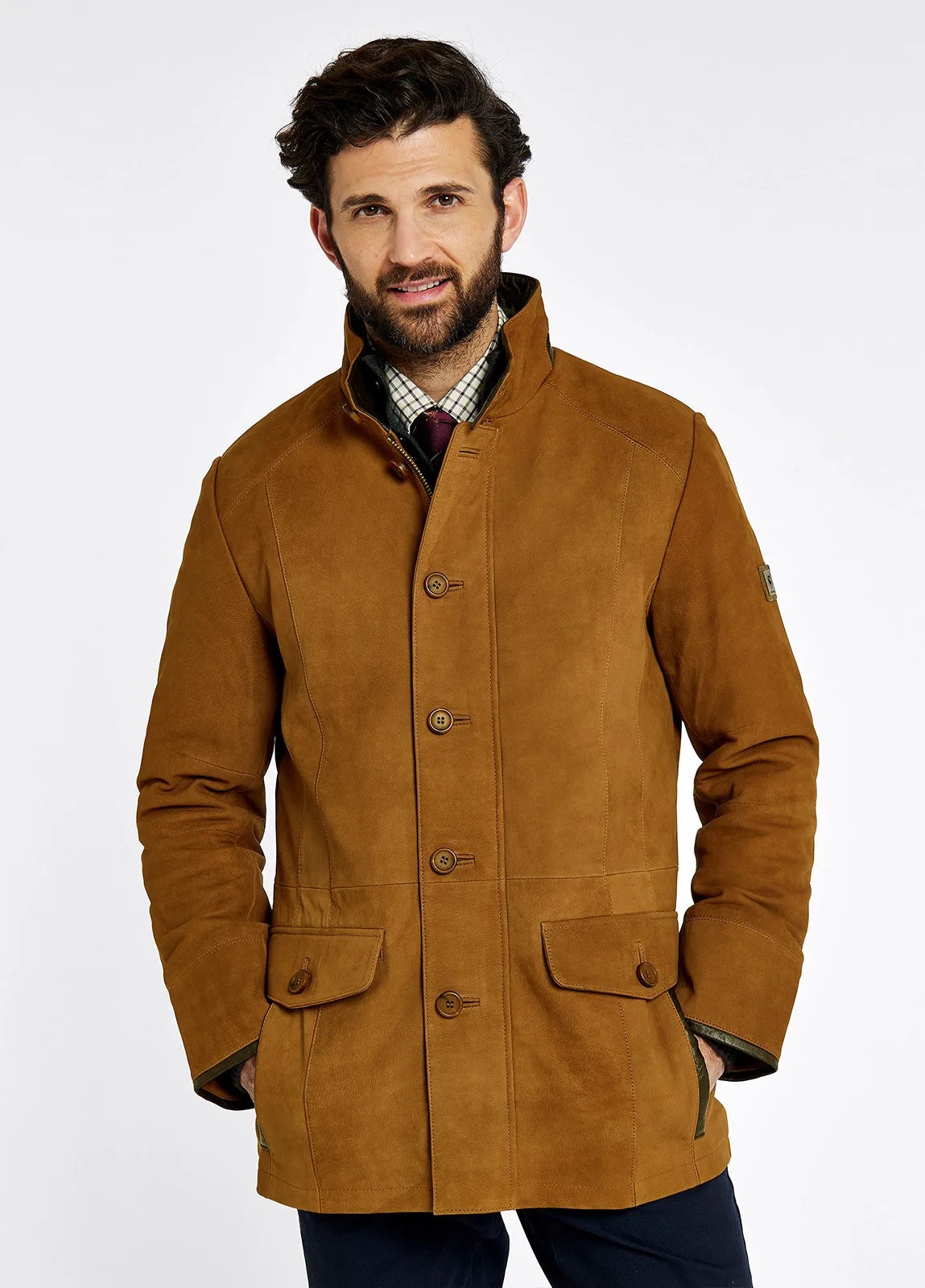 Moore Leather Jacket - Tan