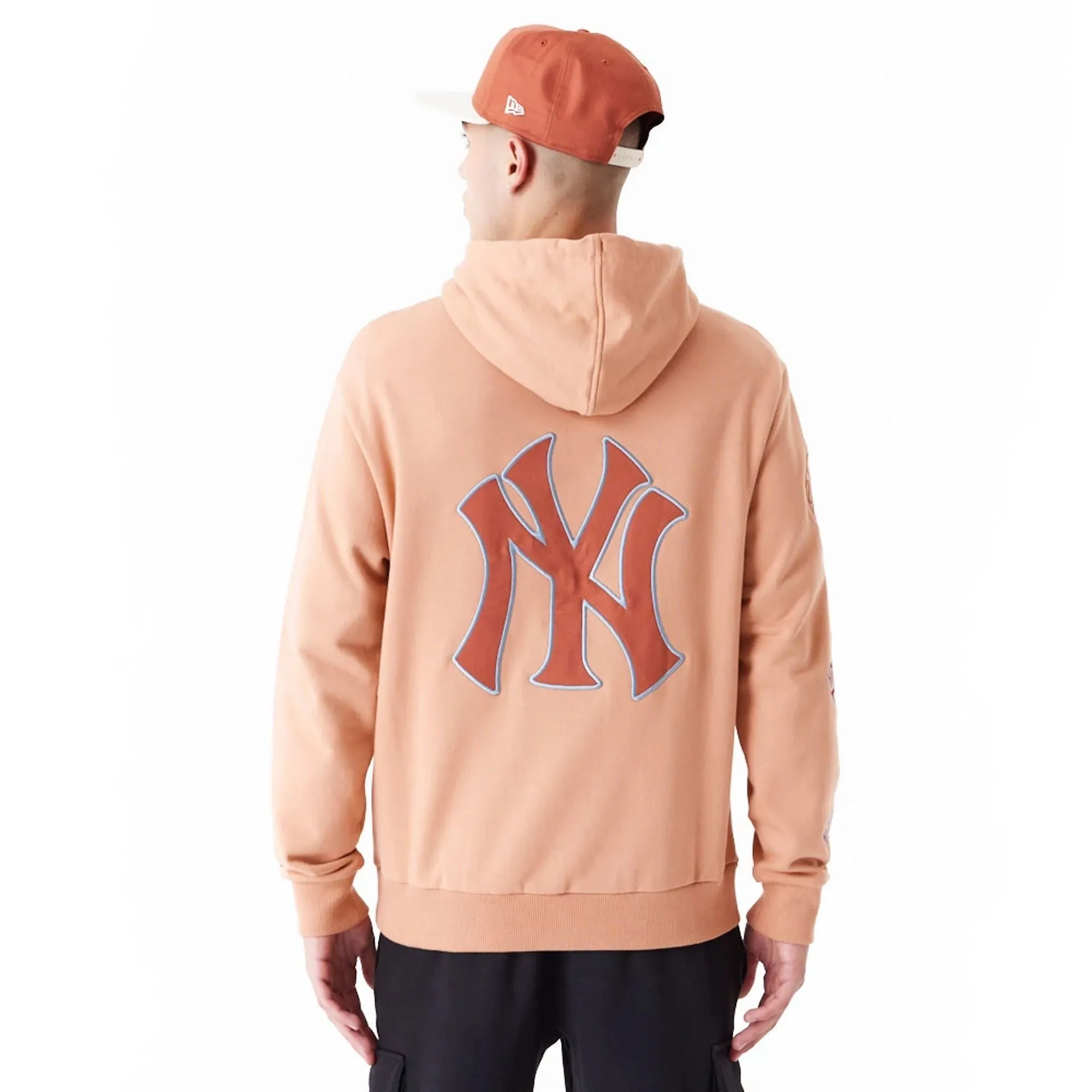 New York Yankees MLB World Series Brown Oversized Pullover Hoodie