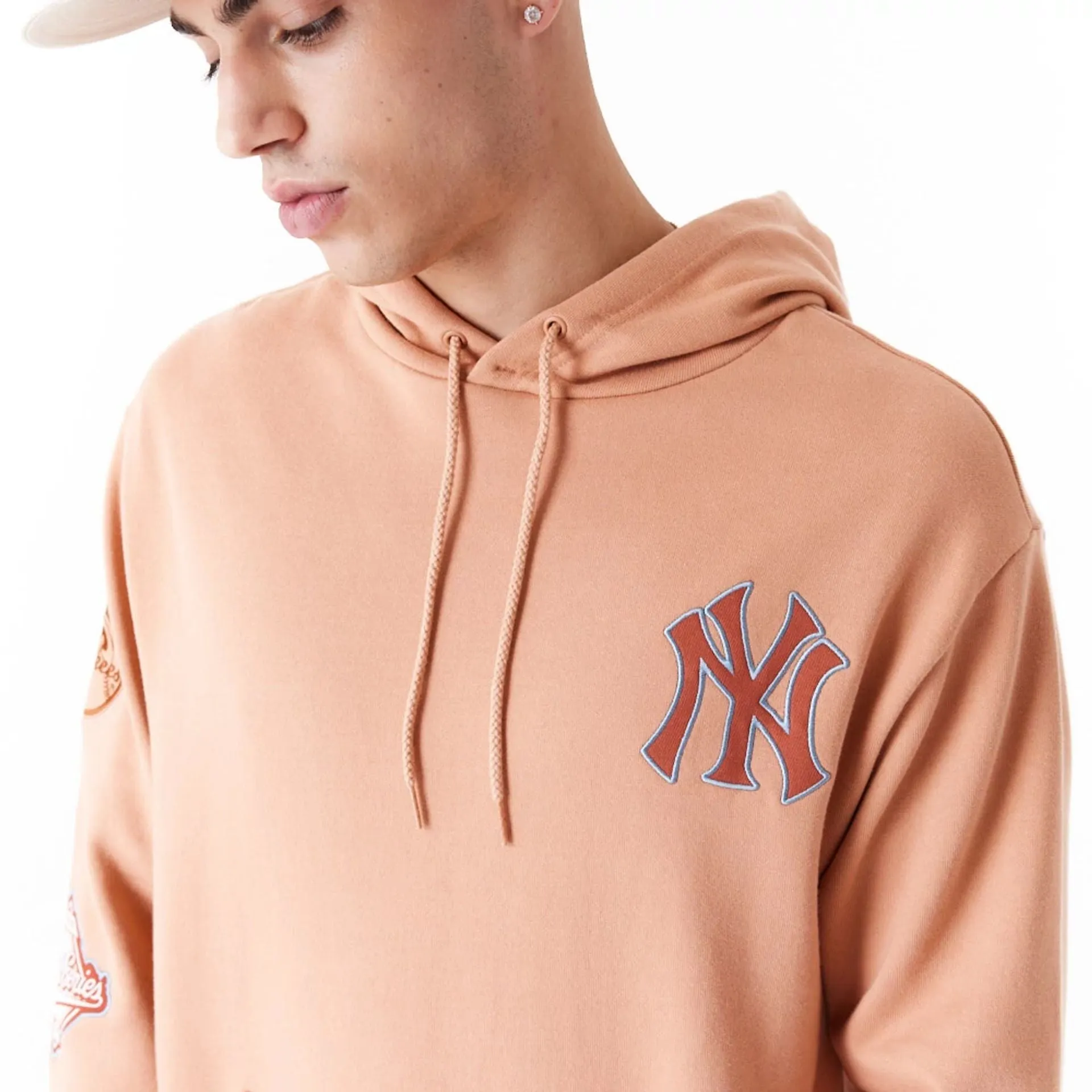 New York Yankees MLB World Series Brown Oversized Pullover Hoodie