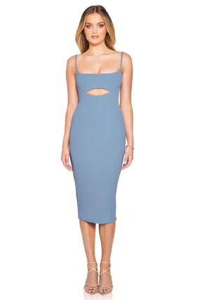 Nookie Bliss Midi Dress - Bluebell