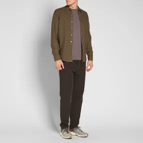 Our Legacy Classic ShirtDark Olive Silk