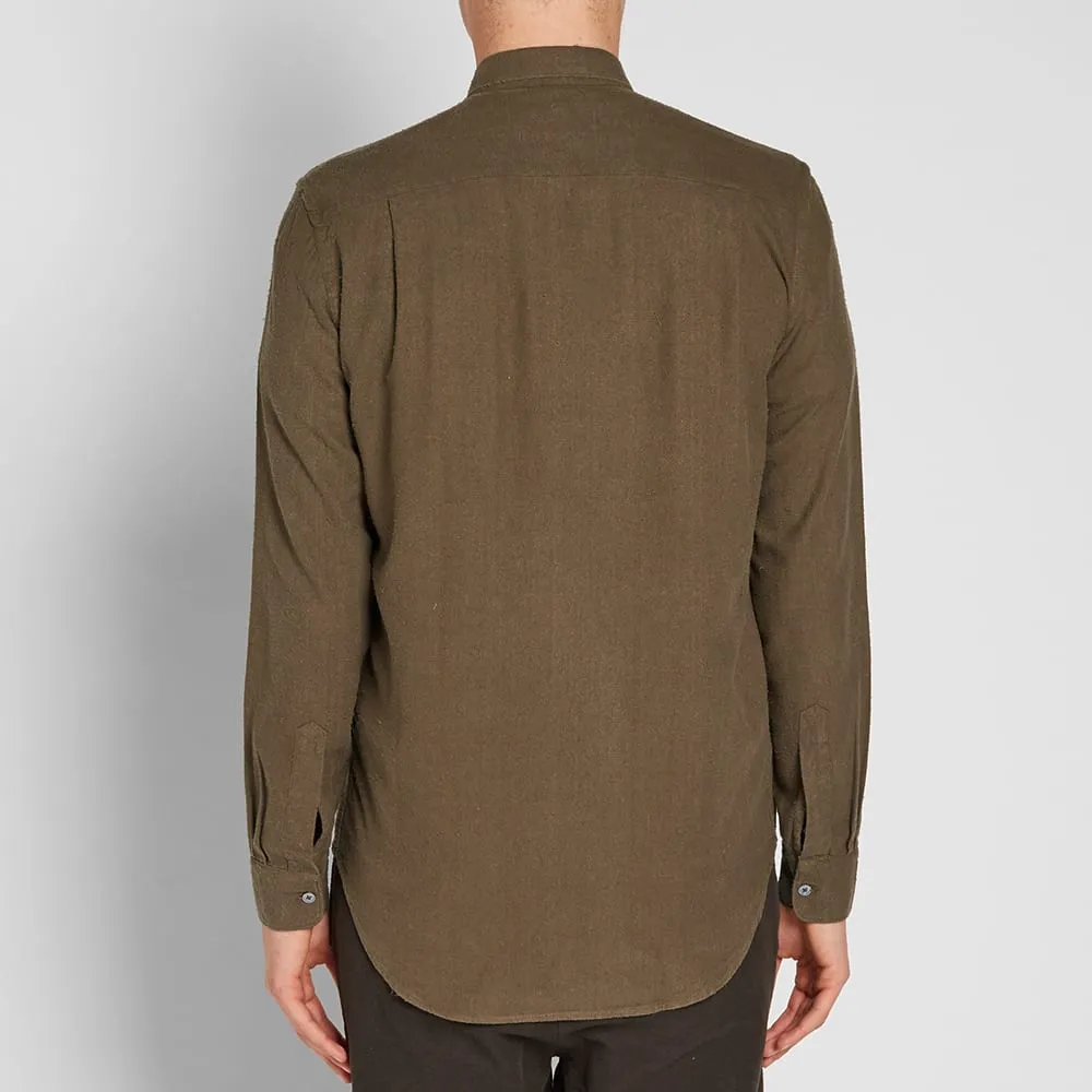 Our Legacy Classic ShirtDark Olive Silk