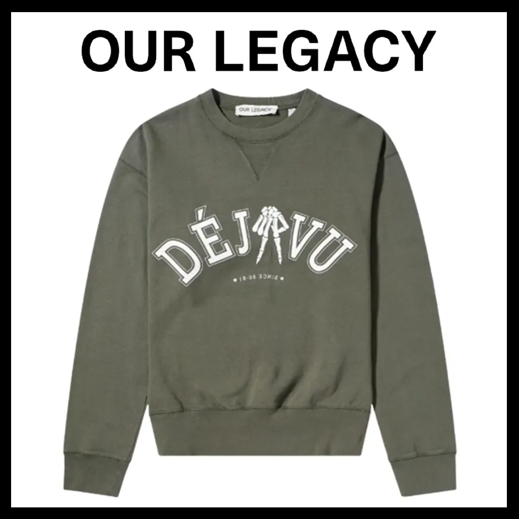 OUR LEGACY  |Unisex Street Style Logo Sweatshirts