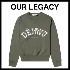 OUR LEGACY  |Unisex Street Style Logo Sweatshirts