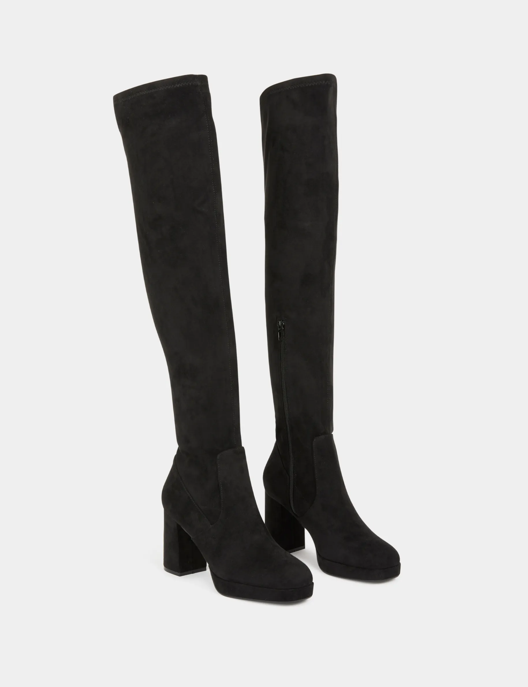 Over the knee boots black women