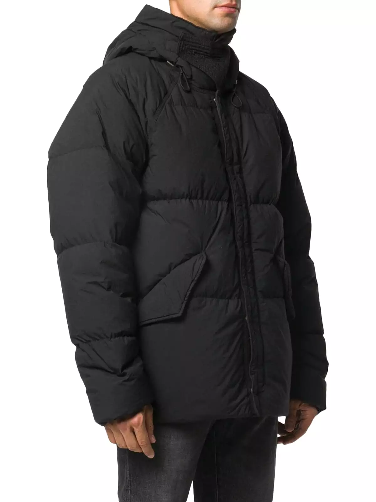 padded hooded jacket