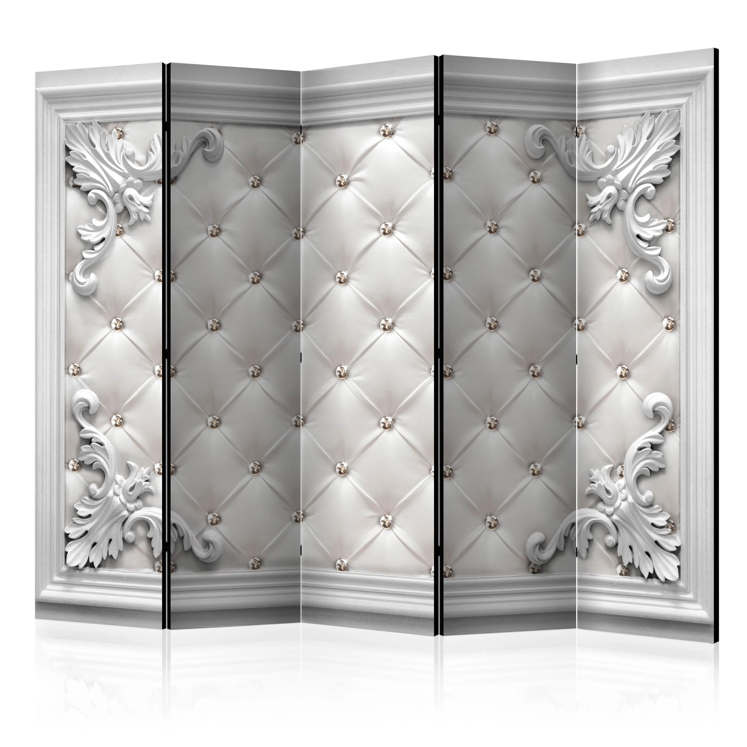 Paravento Quilted Leather II [Room Dividers]