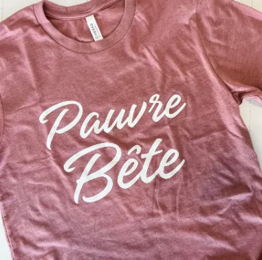 Pauvre Bête T-Shirt {rose}