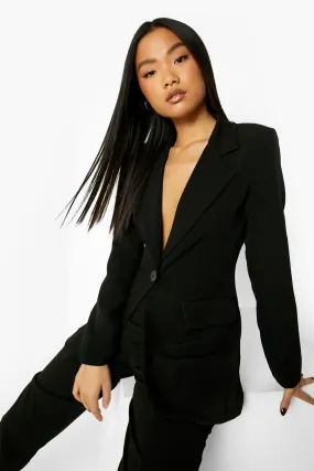 Petite Single Breasted Tailored Blazer