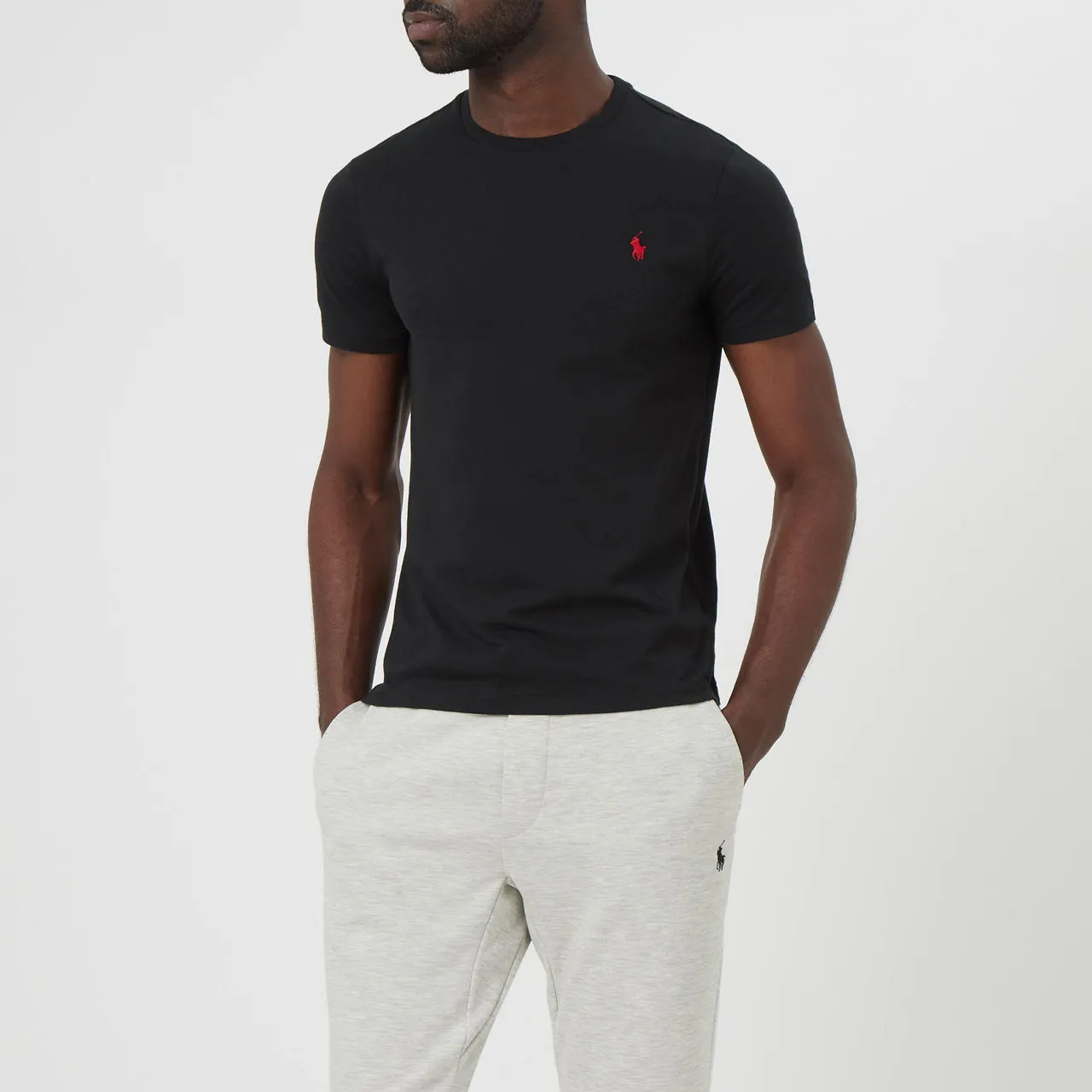 POLO RALPH LAUREN Crew Neck T-Shirt - Black