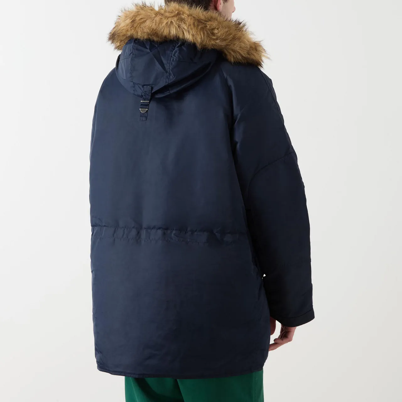 POLO RALPH LAUREN Faux-Fur Hooded Parka Jacket - Navy