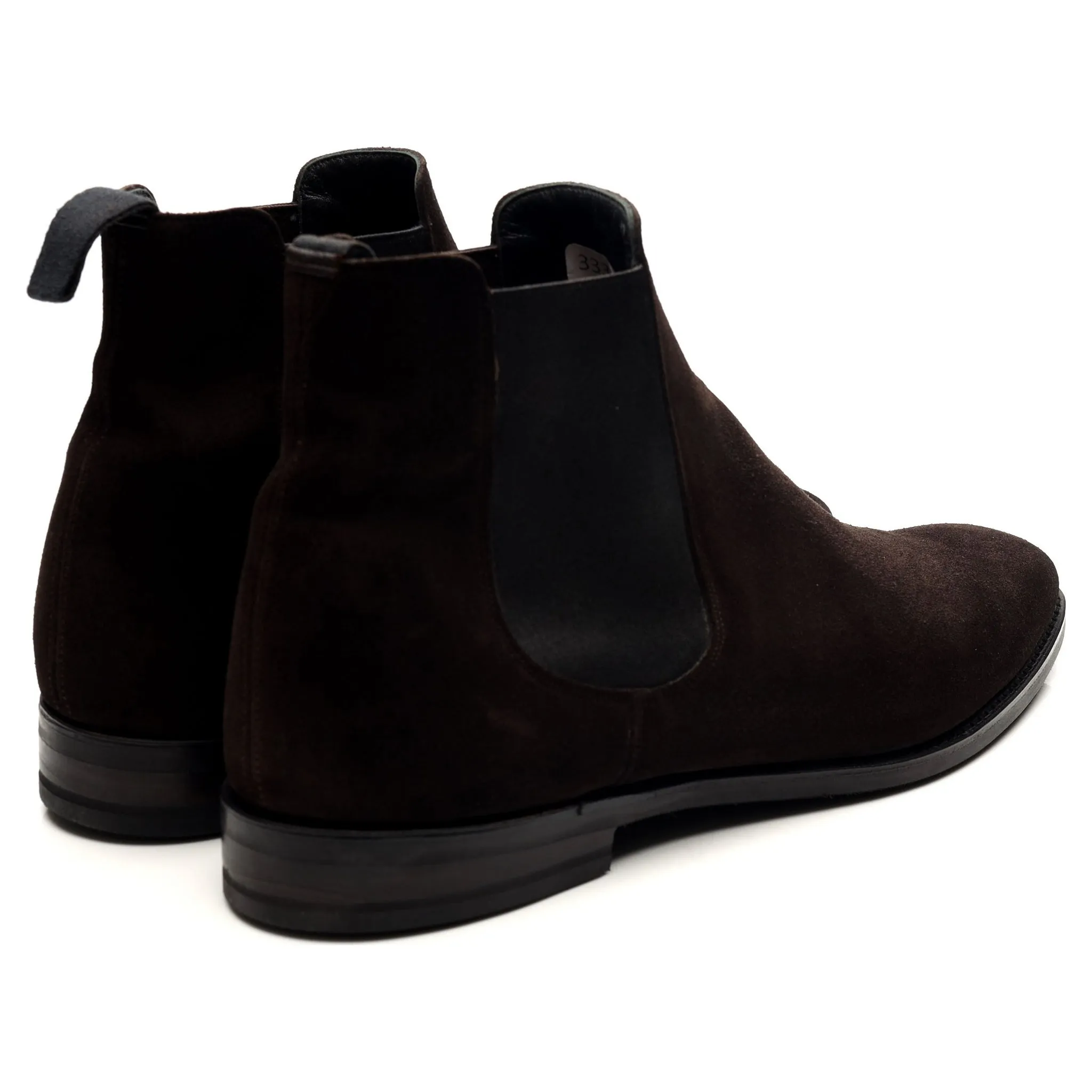 'Prenton' Dark Brown Suede Chelsea Boots UK 10 F