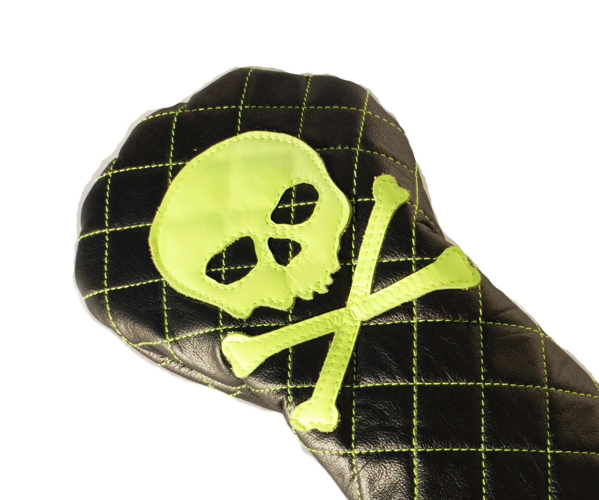 Quilted Neon Skull & Bones Driver Headcover