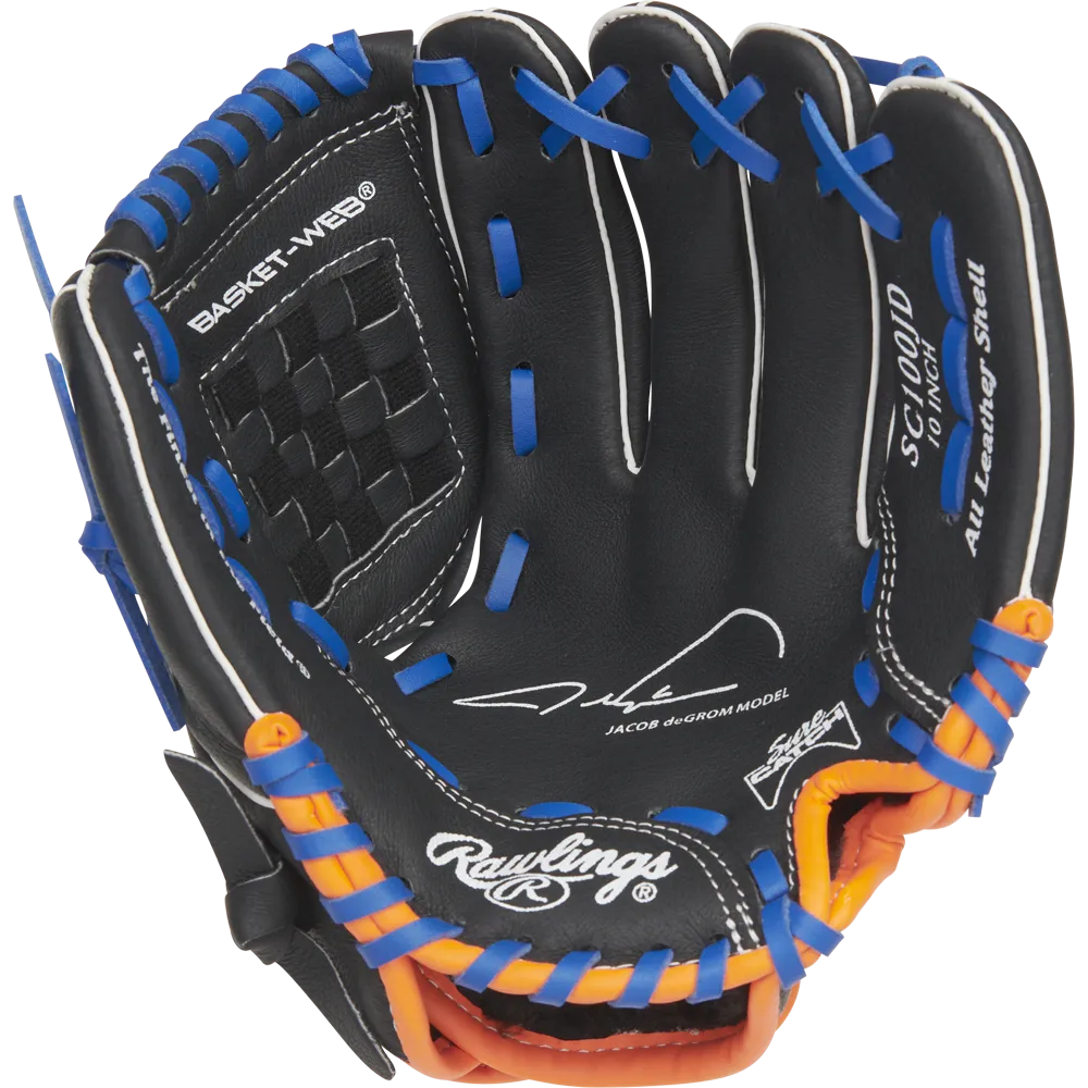 Rawlings Sure Catch 10 Jacob deGrom Youth Baseball Glove: SC100JD