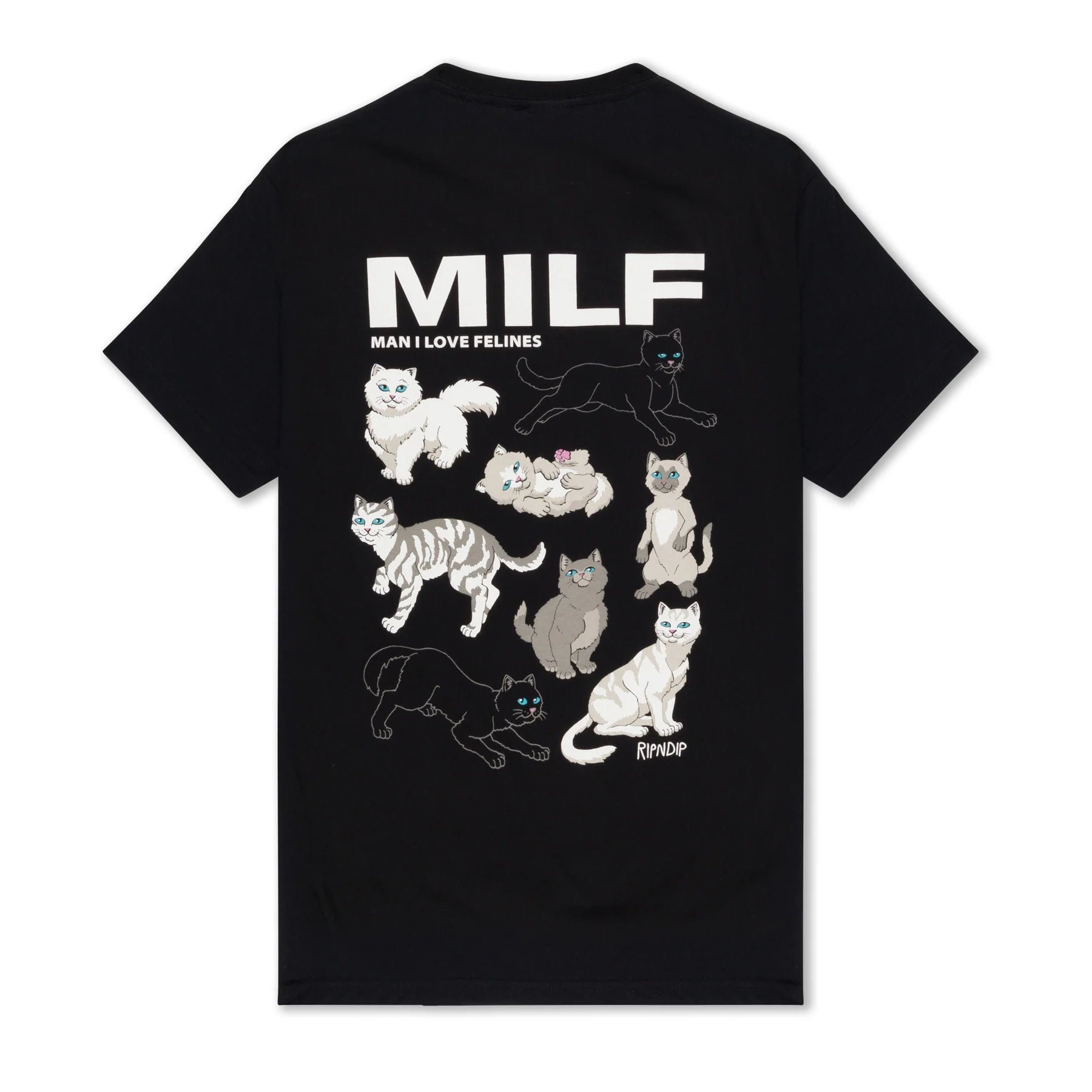 RIPNDIP Man I Love Felines Graphic T-Shirt