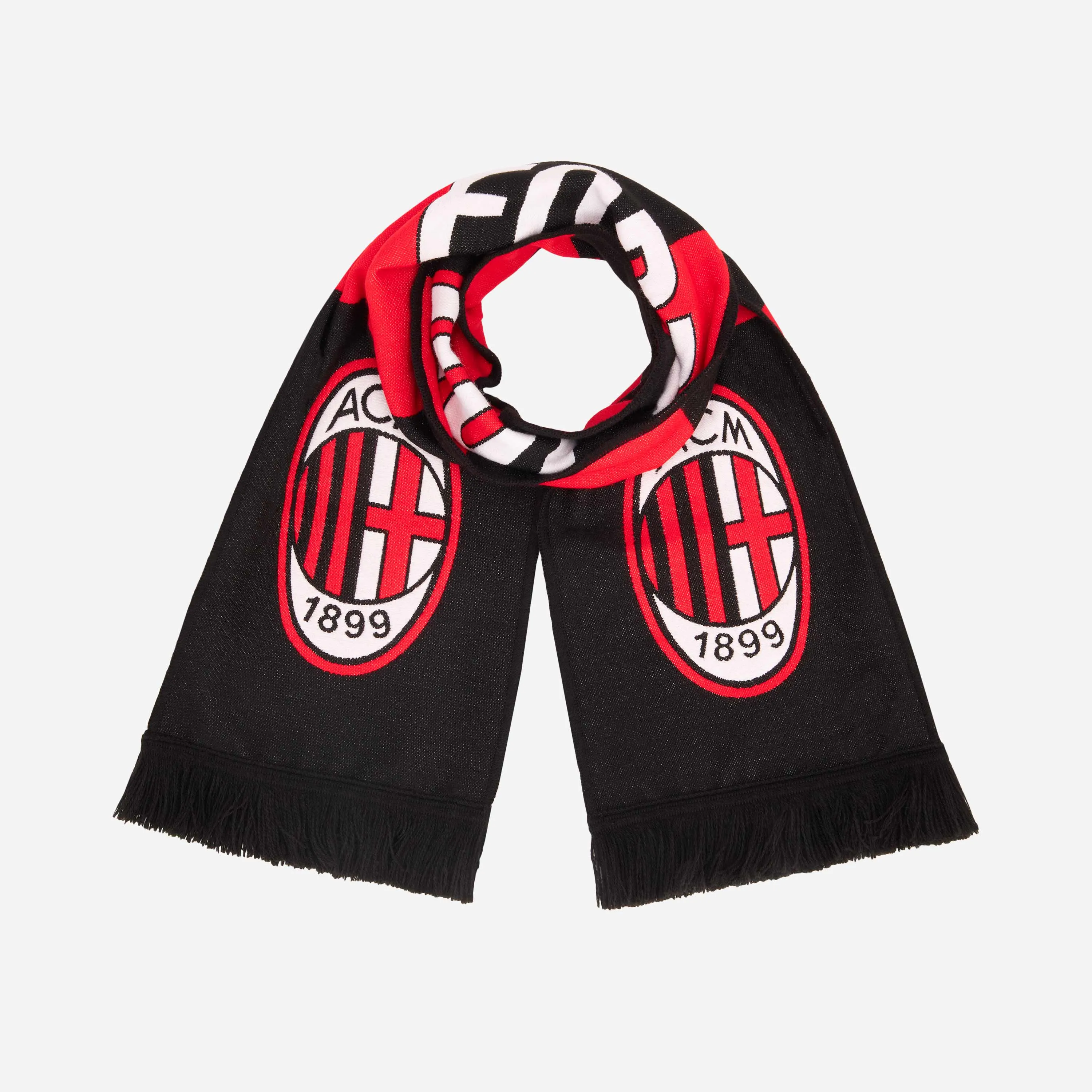 SCIARPA FORZA MILAN CON LOGO