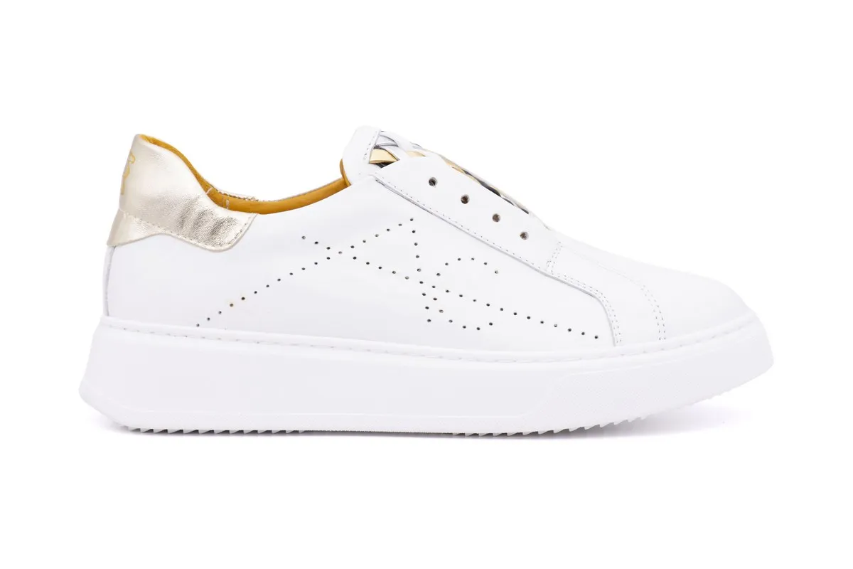 Sneaker slip on in pelle 22502