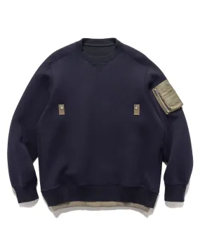 Sponge Sweat x Nylon Twill Pullover Navy