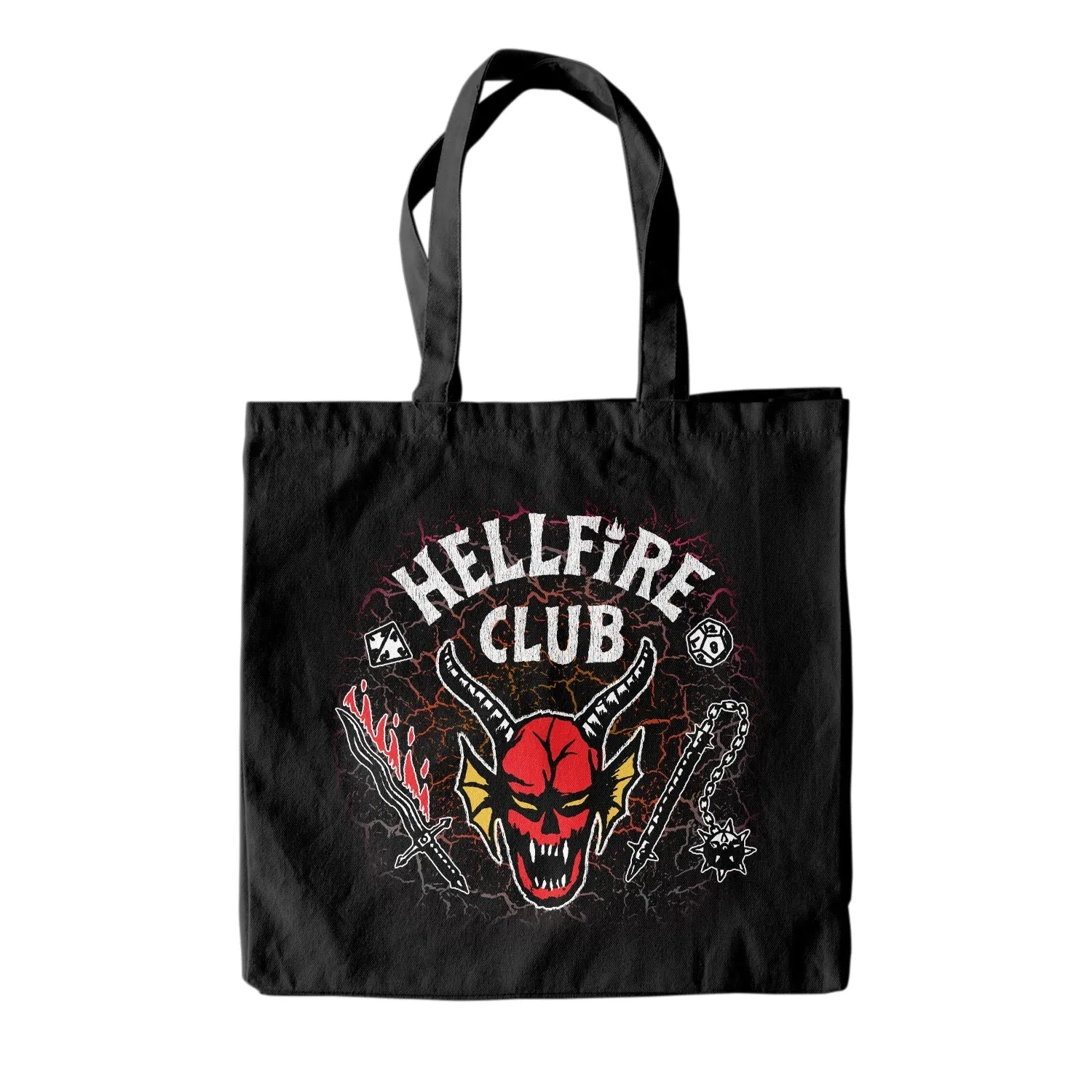 Stranger Things Hellfire Club Tote Bag - Black